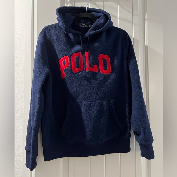 Men’s POLO Ralph Lauren Fleece Hoodie Small - Picture 5 of 6